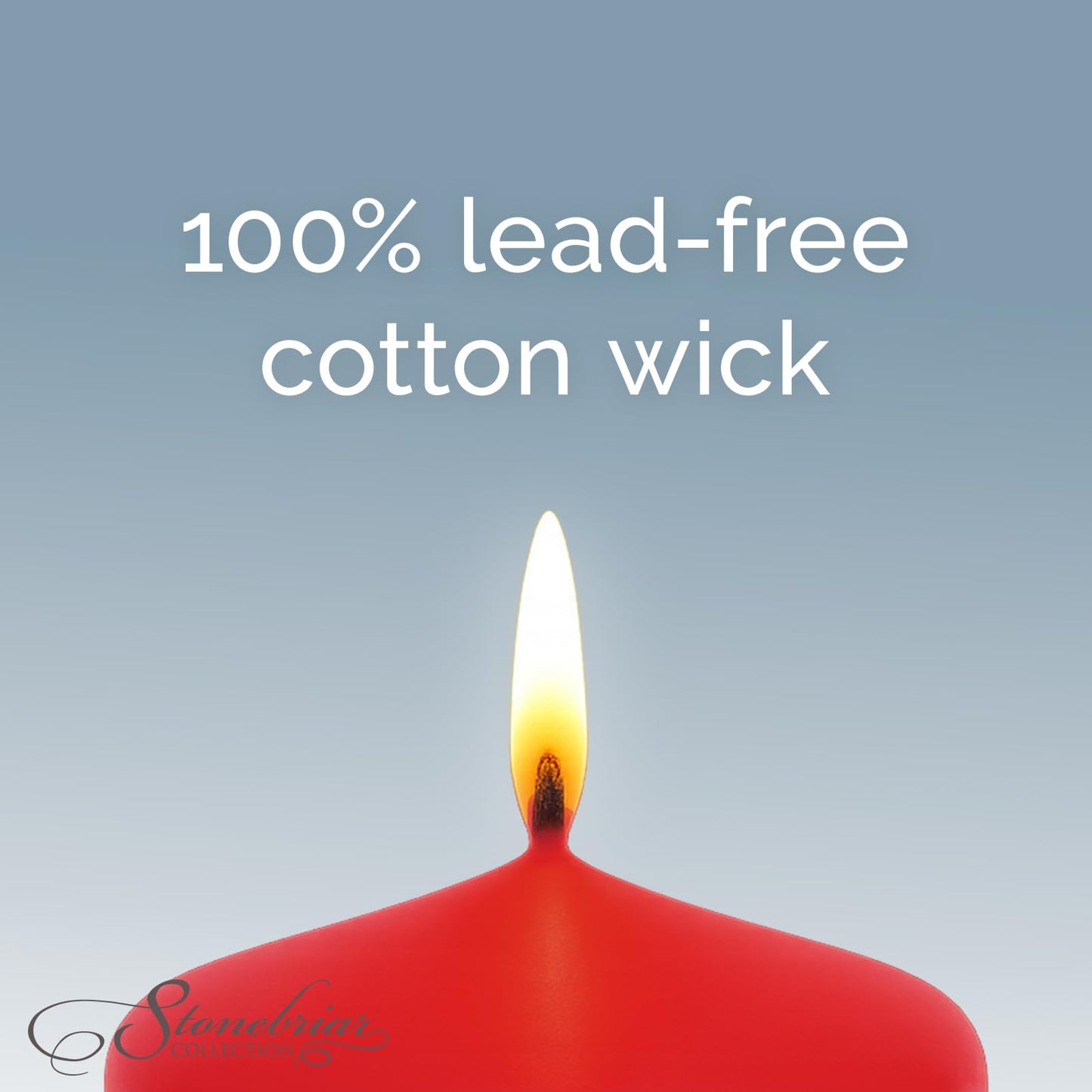 Stonebriar 6 Pack Tall 3 x 6 Inch 65 Hour Long Burning Unscented Ivory Wax Pillar Candles jlhbookstore.store