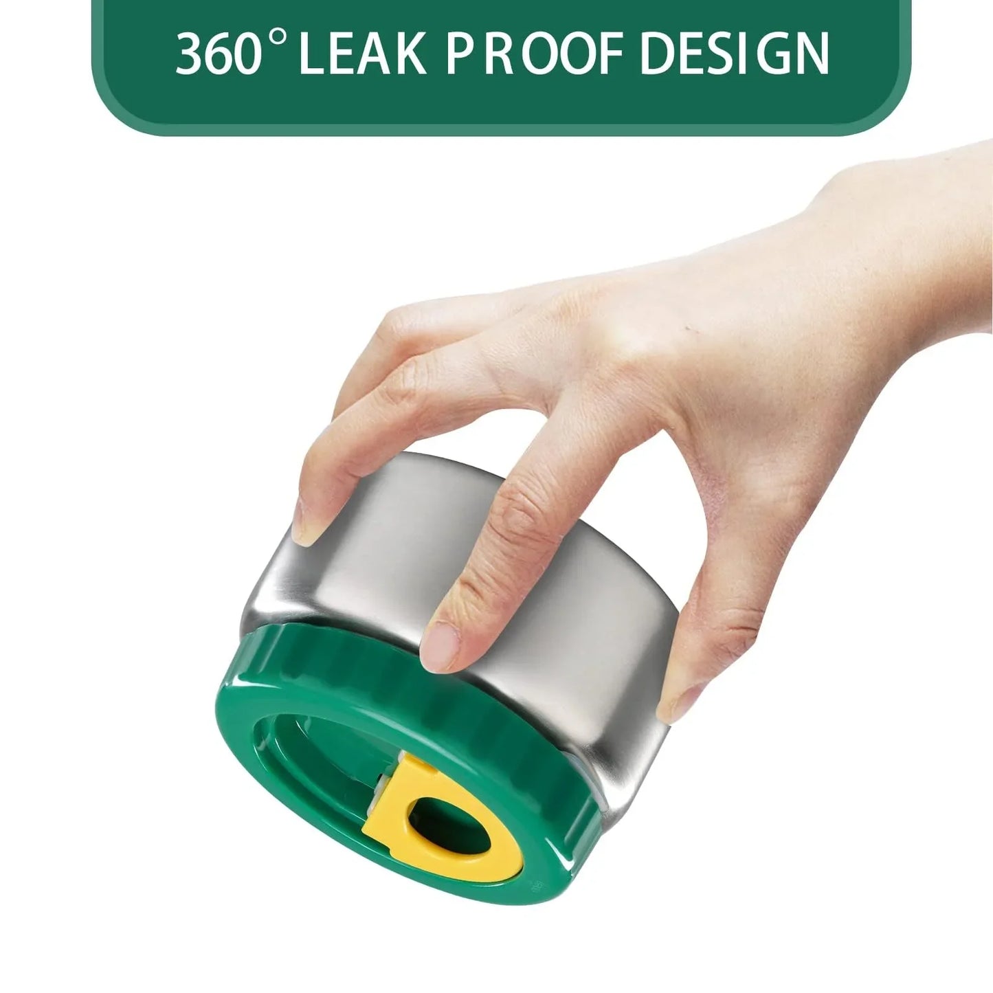 MAISON HUIS 8oz Soup Thermo Wide Mouth Vacuum Insulated Thermo Jar, Leak Proof Stainless Steel Food Container for Hot&Cold Food Kids Lunch Soup for School Travel (Green) - Jlhbookstore.store