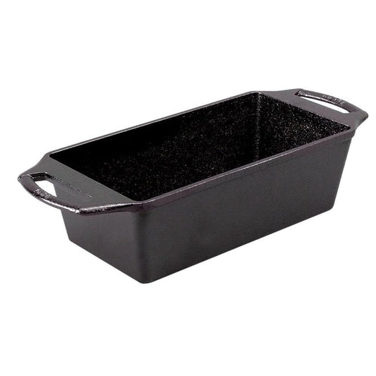 Lodge Cast Iron Loaf Pan 8.5x4.5 Inch, Black jlhbookstore.store