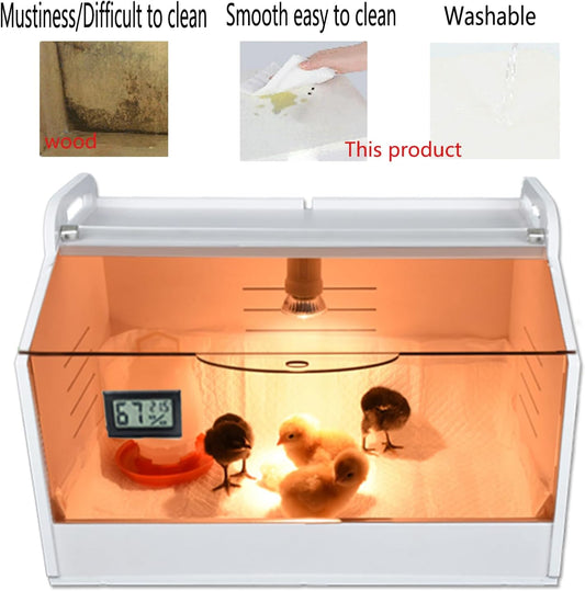Intelligent Brooder Box 10-15 Newborns Chicks Quail Birds Small Animals Manual Incubators Poultry Heater Breeding Box