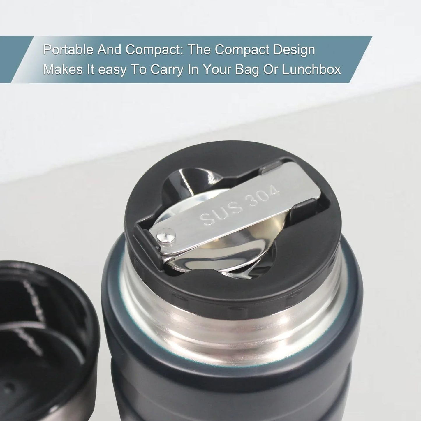 Replacement Spoon and Dinner Forks Compatible with Thermos Stainless King Vacuum-Insulated Food Jar 16 Oz (2 Spoon,2 Dinner Forks) - Jlhbookstore.store