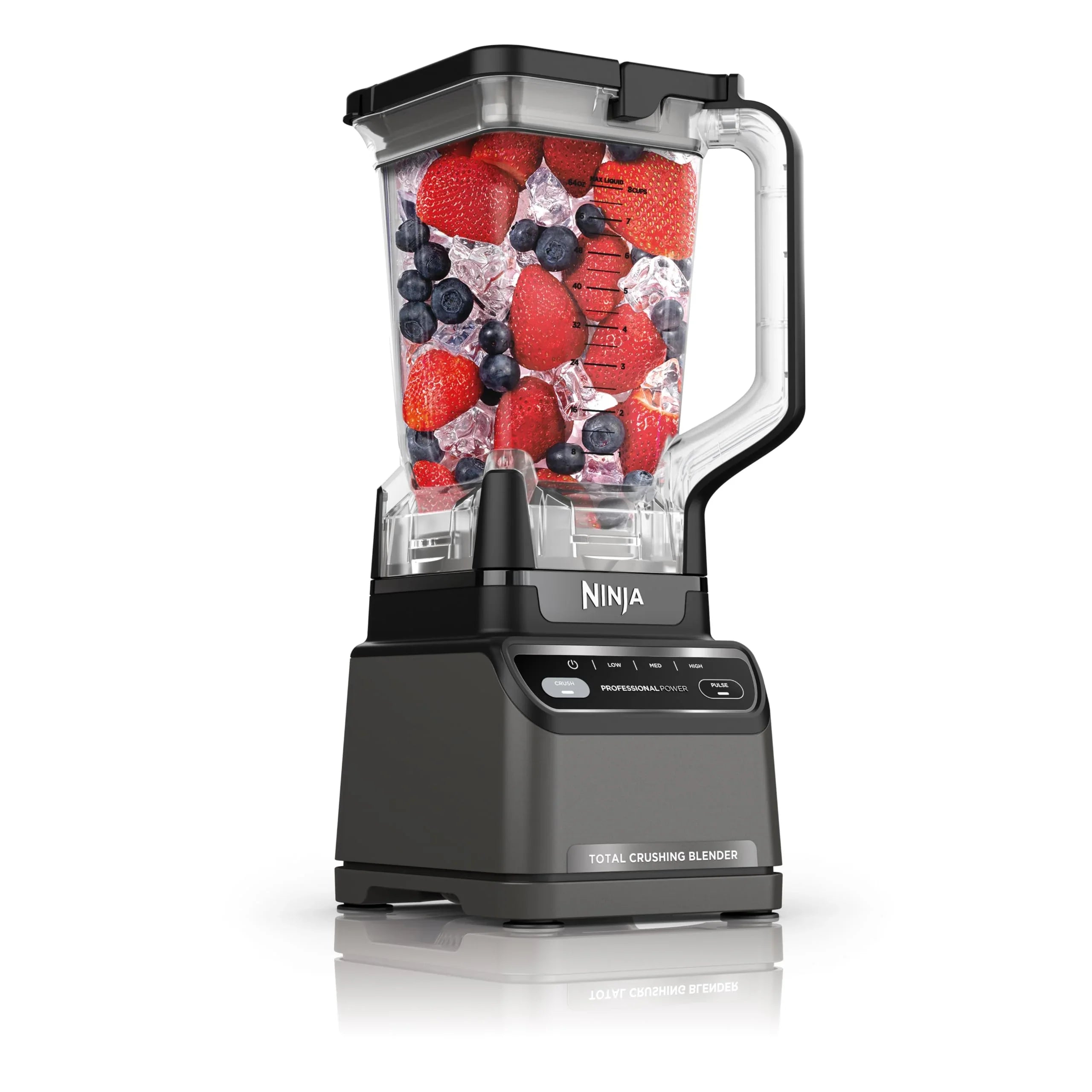 Ninja Professional Blender 1000W, Total Crushing Technology- Smoothies, Ice Crushing & Frozen Fruit, Full-Size Countertop Blender, 72-oz. Pitcher, Black & Grey, BL610 - Jlhbookstore.store