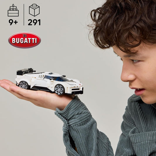 LEGO Speed Champions Bugatti Centodieci Hyper Sports Car Toy - Model Kit & Pretend Play Toy for Boys & Girls, Ages 9+ - Italian Model Car Kit for Racing Fans - Gift Idea for Birthdays - 77240
