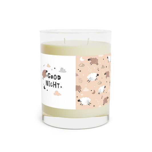 Good Night Scented Candle - Full Glass, 11oz