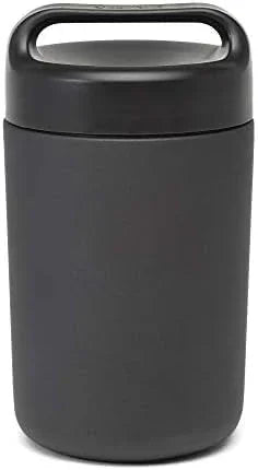 Goodful Stainless Steel Food Jar, Double Wall Vacuum Sealed Insulated Food Storage Container with Carry Handle Lid, 16-Ounce, Gray - Jlhbookstore.store