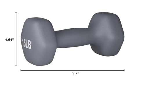 Amazon Basics Neoprene Dumbbell Hand Weights for Exercise and Muscle Toning jlhbookstore.store