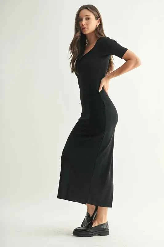 MONO B Laguna Soft Drape Maxi Dress