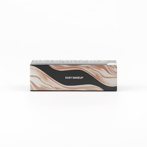 DUcare Kabuki Foundation Brush for Liquid Makeup Flat Top Professional Stick Buffing Blending Mineral Powder Large Face Makeup Brush, Black