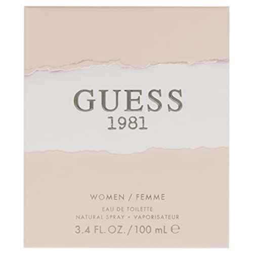 Guess 1981 Eau De Toilette Perfume Spray for Women, 3.4 Fl. Oz.