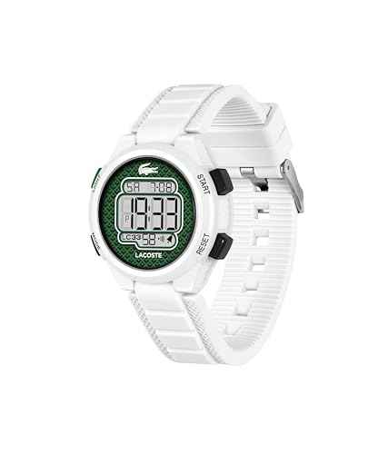 Lacoste LC33 Kids and Teens Digital Watch – 34mm Case, Digital Display with Day/Date, Alarm, Stopwatch, Countdown Timer and Backlight, Fun and Modern Design