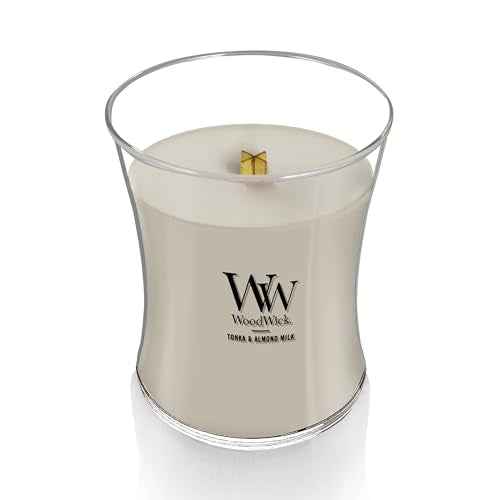 WoodWick Cinnamon Chai Holiday Candle Gifts for Women and Men, 9.7 oz Medium Hourglass Candle with Crackling Wick