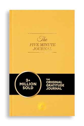 Intelligent Change The Five Minute Journal - Original Daily Gratitude Journal 2025 for Happiness, Mindfulness & Reflection - Daily Affirmations - Undated Planner Gifts for Women & Men