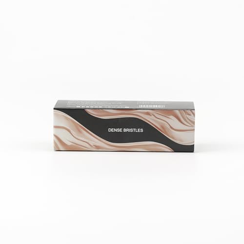 DUcare Kabuki Foundation Brush for Liquid Makeup Flat Top Professional Stick Buffing Blending Mineral Powder Large Face Makeup Brush, Black