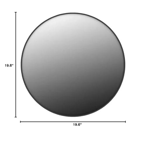 HARRITPURE Round Mirror 30 Black Wall Mounted Circle Mirrors Vanity Mirror with Brushed Aluminum Alloy Frame Modern Decoration for Bathroom, Living Room, Vanity, Bedroom, Entryway jlhbookstore.store