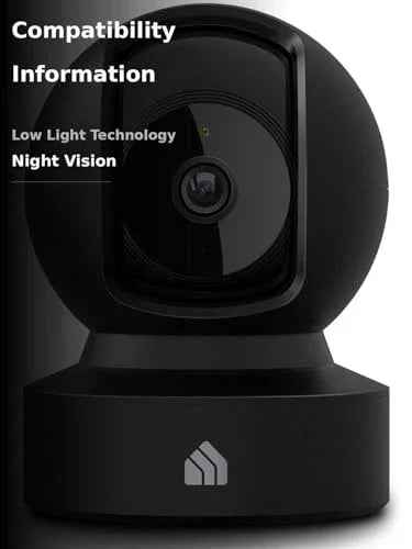 Kasa Indoor Pan/Tilt Smart Security Camera, 1080p HD Dog-Camera,2.4GHz with Night Vision,Motion Detection for Baby and Pet Monitor, Cloud & SD Card Storage, Works with Alexa& Google Home (EC70), White