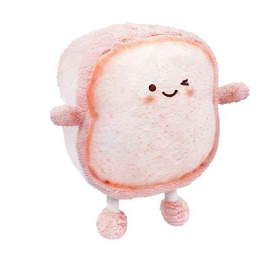 Toast Bread Pillow Funny Food Plush Toy Pillows Small Cute Stuffed Plush Sofa Pillow (Toast Bread,Golden)
