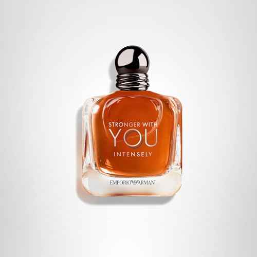 Armani Beauty - Stronger With You Intensely - Cologne for Men - Fougère Ambery Woody Men’s Fragrance - Pink Pepper, Lavender, Vanilla Notes
