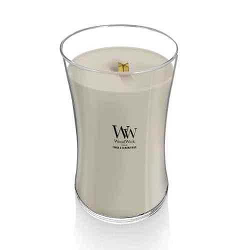 WoodWick Cinnamon Chai Holiday Candle Gifts for Women and Men, 9.7 oz Medium Hourglass Candle with Crackling Wick