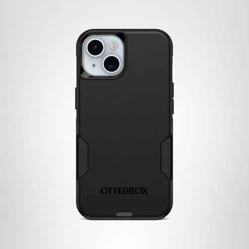 OtterBox iPhone 16e, 15, 14, & 13 Commuter Series Case - Crisp Denim (Blue), Slim & Tough, Pocket-Friendly, with Port Protection