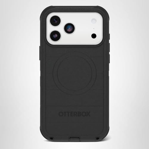 OtterBox iPhone 17 Pro Max Defender Pro Series Case - Black - Tough, Rugged & Durable iPhone Case, Snaps on MagSafe jlhbookstore.store