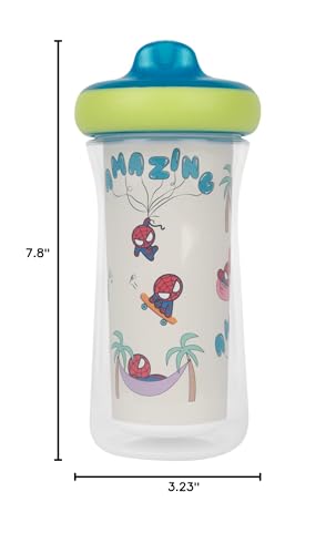 The First Years Disney Princess Kids Insulated Sippy Cups - Dishwasher Safe Spill Proof Toddler Cups - Ages 12 Months and Up - 9 Ounces - 2 Count