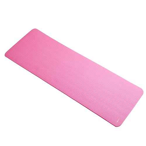 Amazon Basics 1/2 Inch Extra Thick Exercise Yoga Mat with Carrying Strap, Cushioned Support, for Fitness and Gym Workouts