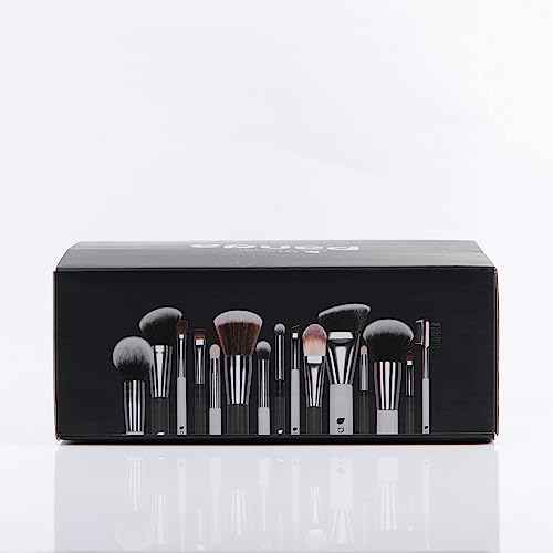 DUcare Professional Makeup Brushes Set 27Pcs Makeup Brush Set Premium Synthetic Kabuki Foundation Blending Face Powder Blush Concealers Eye Shadows Brushes