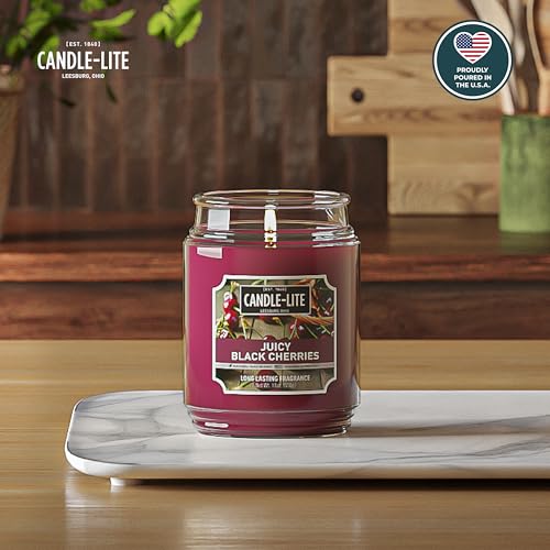 Candle-lite Fall Scented Candles, Creamy Vanilla Swirl, 18 oz Jar, Proudly Poured in The USA, Aromatherapy Candle, Single-Wick with 110 Hours of Burn Time, Perfect for Creating a Relaxing Ambiance jlhbookstore.store