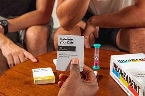 Guess The Gibberish Card Game for Families by Relatable, From The Creators of Incohereant, Fun Kids Games for Kids 12+ Includes 400 Cards & Sand Timer, Perfect Stocking Stuffers, & Christmas Games