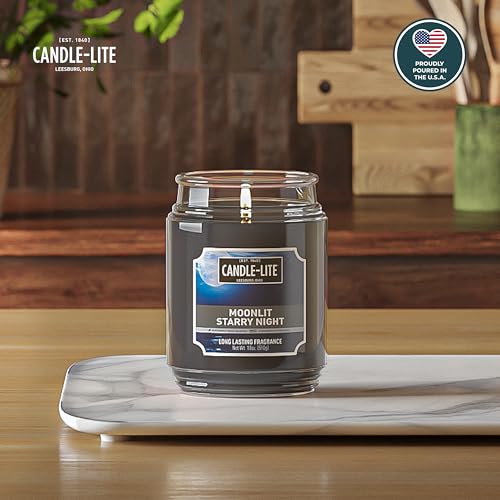 Candle-lite Fall Scented Candles, Creamy Vanilla Swirl, 18 oz Jar, Proudly Poured in The USA, Aromatherapy Candle, Single-Wick with 110 Hours of Burn Time, Perfect for Creating a Relaxing Ambiance jlhbookstore.store