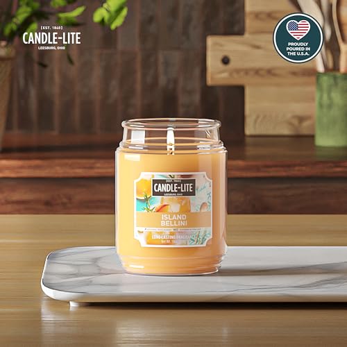 Candle-lite Fall Scented Candles, Creamy Vanilla Swirl, 18 oz Jar, Proudly Poured in The USA, Aromatherapy Candle, Single-Wick with 110 Hours of Burn Time, Perfect for Creating a Relaxing Ambiance jlhbookstore.store