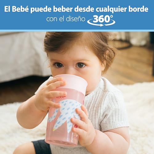 Dr. Brown's Polypropylene (PP) Milestones Cheers 360 Sippy Training Cups for Babies and Toddlers - Blue/Green - 10oz - 2-Pack - 9m+