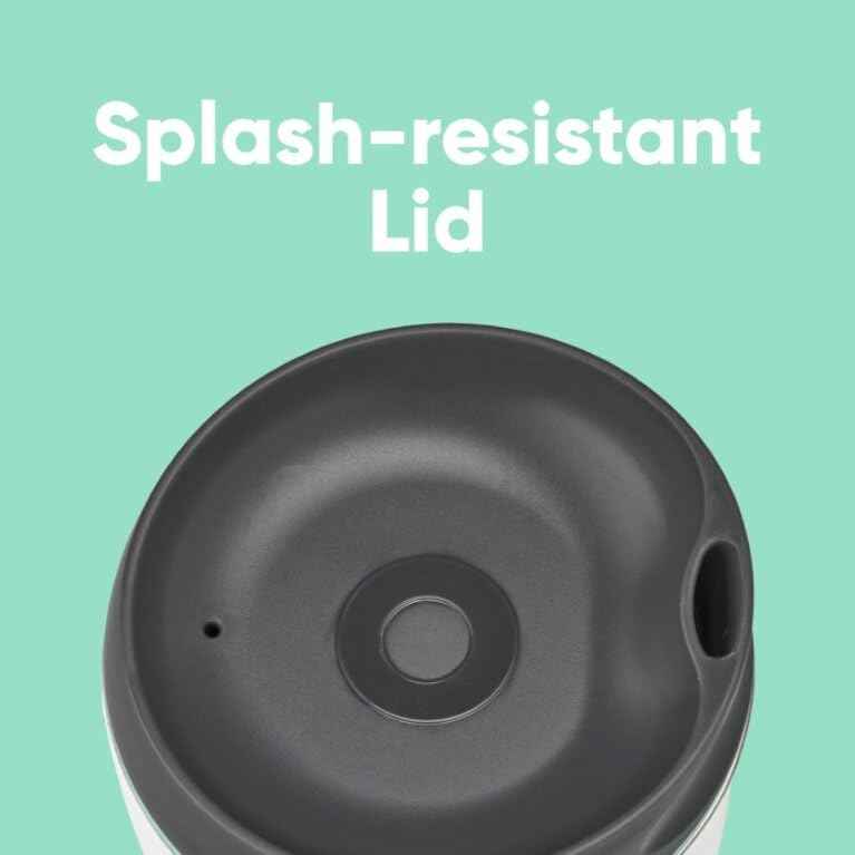 Owala SmoothSip Insulated Stainless Steel Coffee Tumbler, Reusable Iced Coffee Cup, Hot Coffee Travel Mug, BPA Free, 20 oz, Pink (Watermelon Breeze)