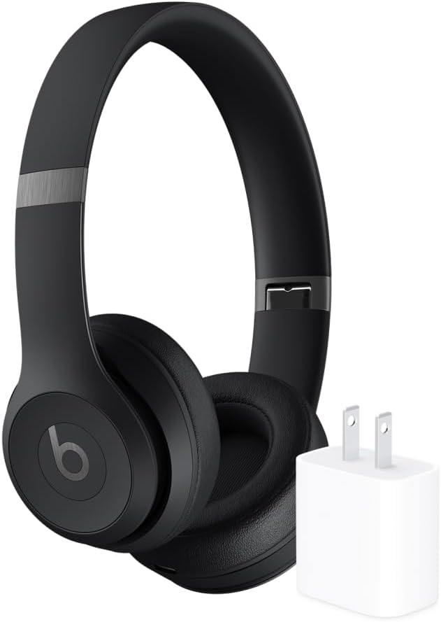Beats Solo 4 - Wireless On-Ear Bluetooth Headphones, Up to 50-Hour Battery Life, Ultra-Lightweight Comfort, Powerful and Balanced Sound, Apple & Android Compatible - Slate Blue