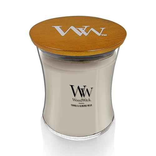 WoodWick Cinnamon Chai Holiday Candle Gifts for Women and Men, 9.7 oz Medium Hourglass Candle with Crackling Wick