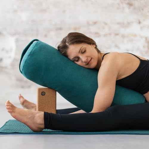 Manduka Yoga Block - Fine-Grain Cork Block, Yoga Equipment, Home Gym Accessory, Pilates Tool, Lightweight for Travel, Extra Firm Workout Accessory with Comfortable Edges