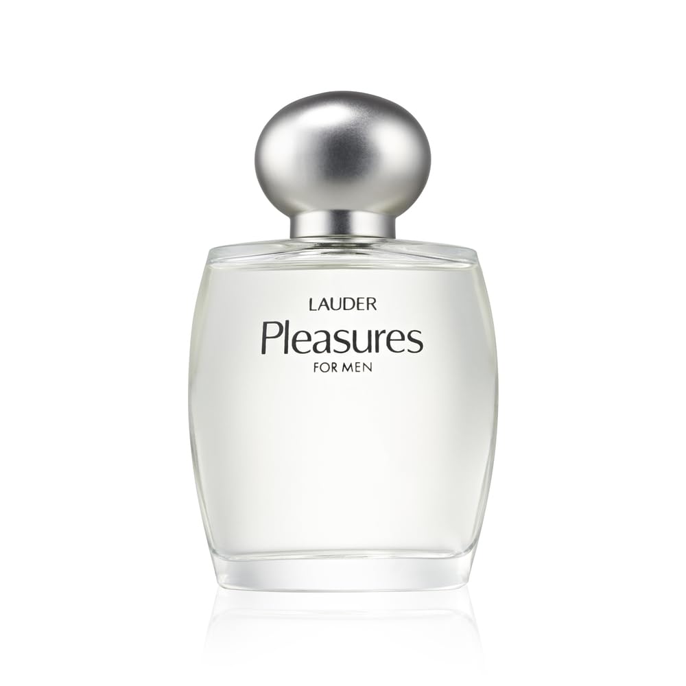 Estée Lauder Pleasures for Men Cologne Spray with Notes of Sandalwood, Citrus & Nectarine | Cologne for Men, 3.4 Fl Oz jlhbookstore.store