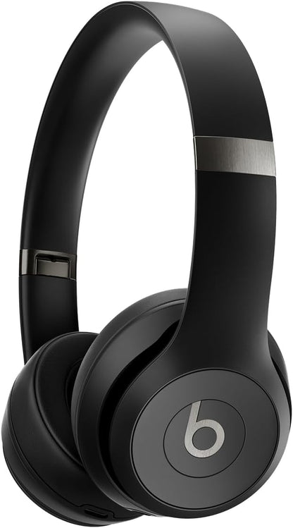 Beats Solo 4 - Wireless On-Ear Bluetooth Headphones, Up to 50-Hour Battery Life, Ultra-Lightweight Comfort, Powerful and Balanced Sound, Apple & Android Compatible - Slate Blue
