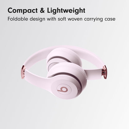 Beats Solo 4 - Wireless On-Ear Bluetooth Headphones, Up to 50-Hour Battery Life, Ultra-Lightweight Comfort, Powerful and Balanced Sound, Apple & Android Compatible - Slate Blue