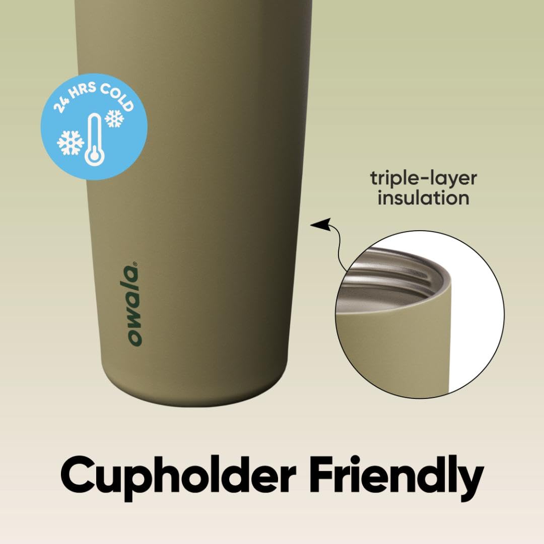 Owala FreeSip Sway Insulated Stainless Steel Water Bottle with Two-Way Spout, Built-In Straw and Bucket Handle, Made for Travel, School, and Sports, 40oz, BPA Free, Leak Proof, Off Road jlhbookstore.store
