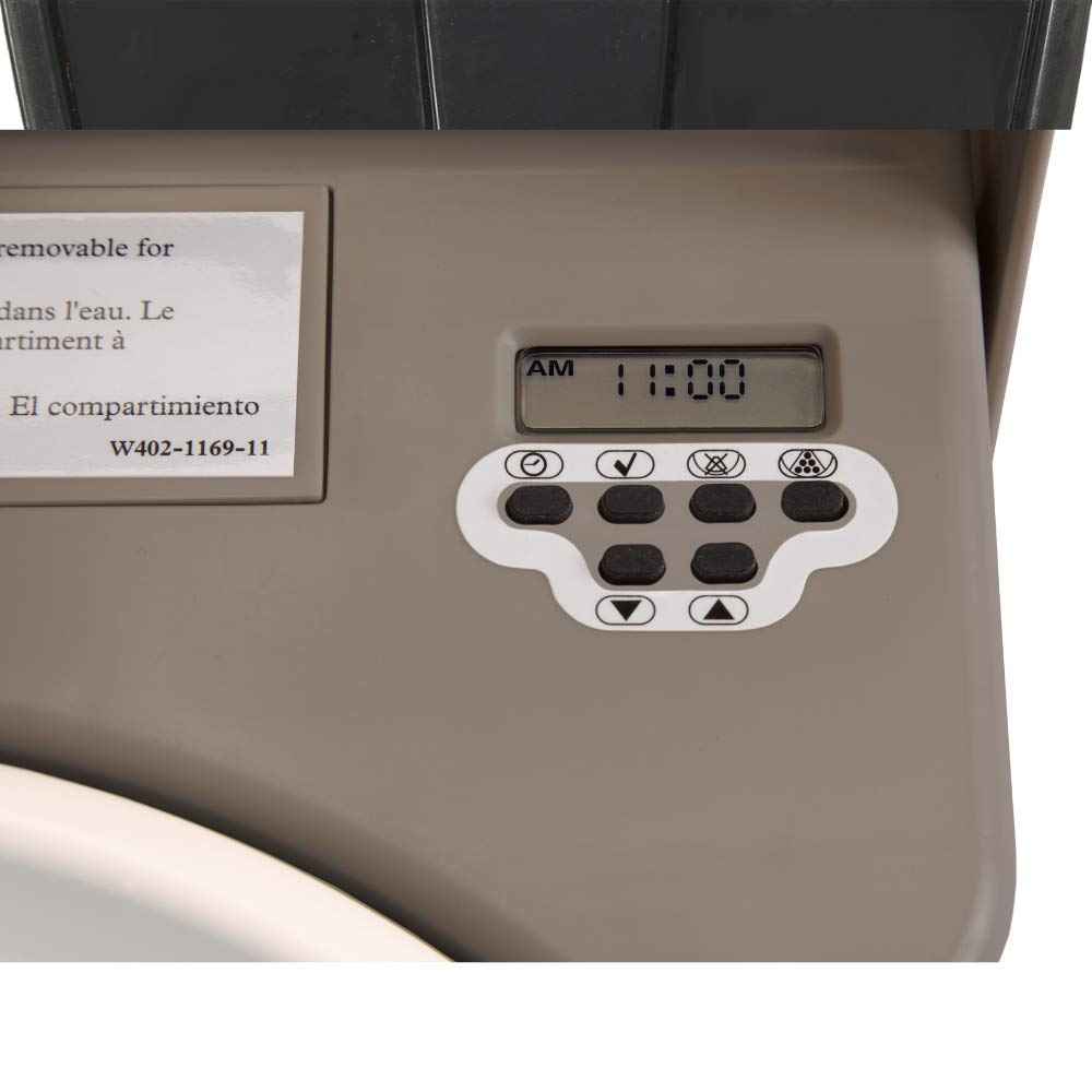 PetSafe Automatic Dog Feeder, 5 Meals, 40 oz Capacity, Plastic, for Dry Food, Multiple Pets