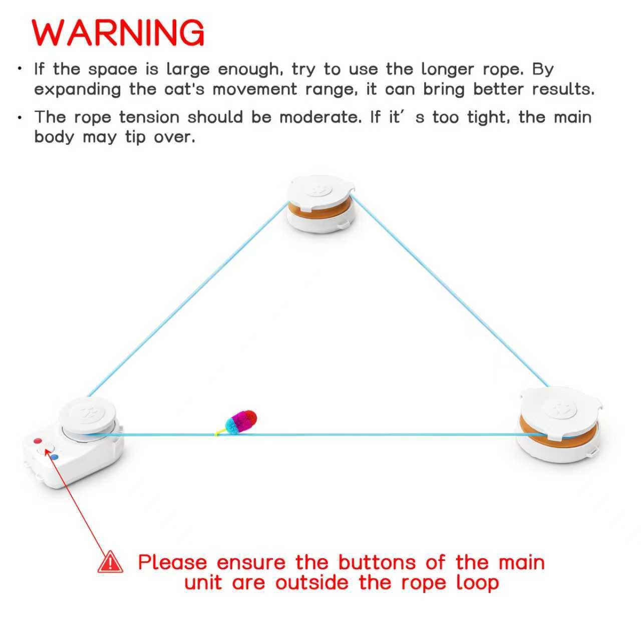 Interactive Cat Toy for Indoor Cats – Automatic Moving & Enrichment Toy for Indoor Cats/Kitten, Auto/Manual Control Cat Treadmill for Exercise & Mental Stimulation, Stimulating Chase Toys (H1K2)