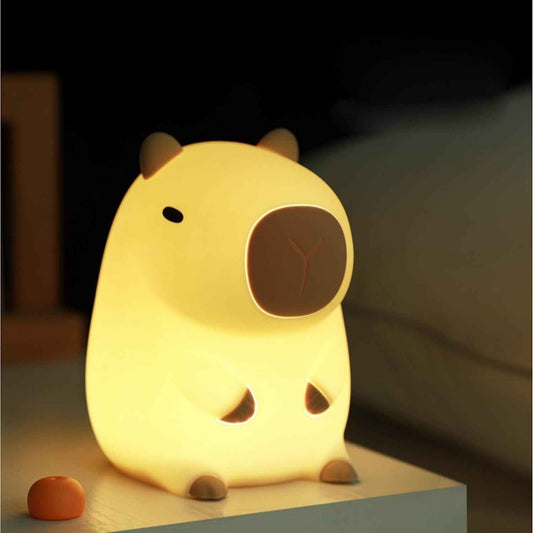 DREAMING MY DREAM Cute Duck Lamp,Do Do Duck Night Light,Silicone Squishy Nursery Bedside Lamp,USB Rechargeable Touch Table Lampfor Bedrooms, Living Room Decor Gift Toy