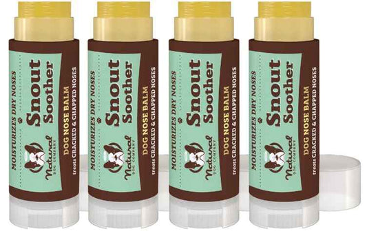 Natural Dog Company Snout Soother Travel Stick 0.15 oz – All Natural Dog Nose Balm for Dry, Cracked Snouts – Organic Moisturizing & Soothing Balm – Lick-Safe Mini Snout Care, Made in USA