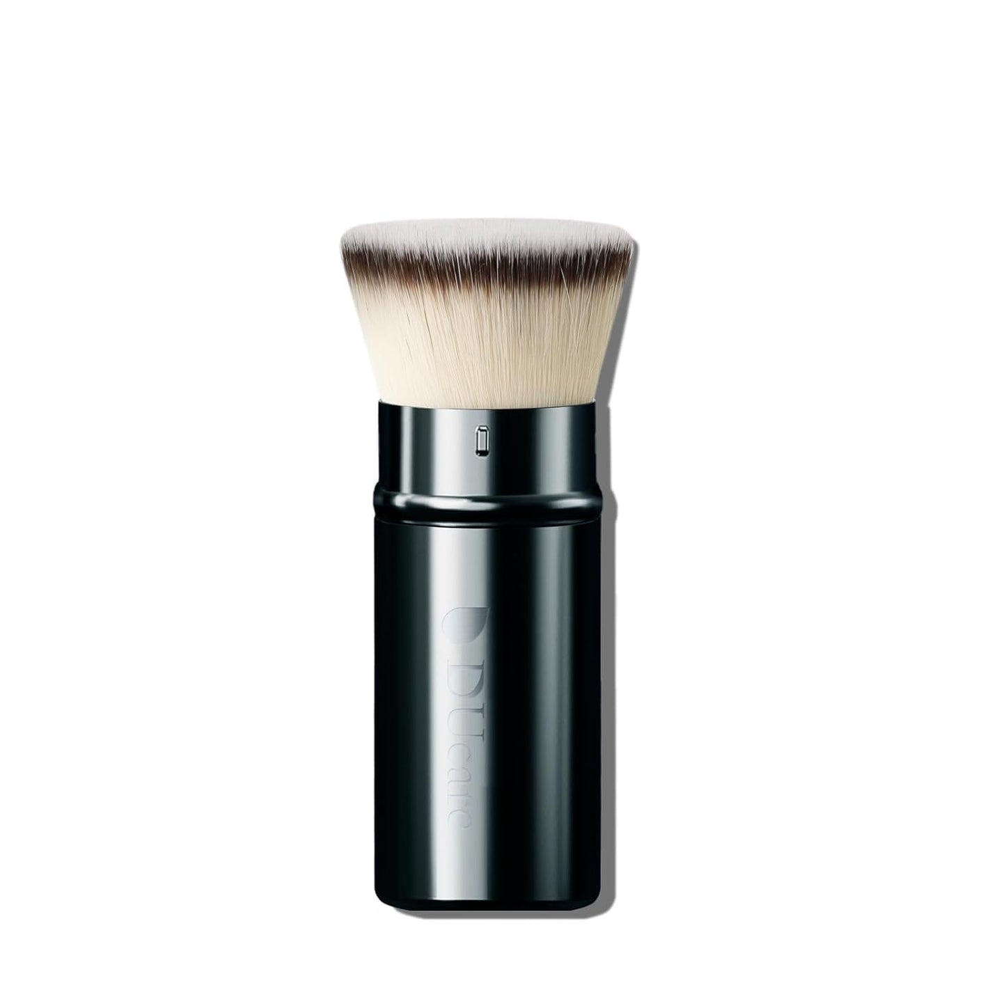 DUcare Kabuki Foundation Brush for Liquid Makeup Flat Top Professional Stick Buffing Blending Mineral Powder Large Face Makeup Brush, Black