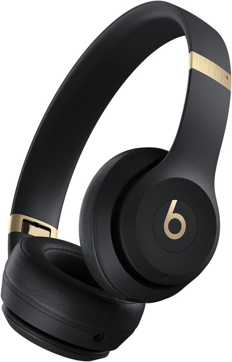Beats Solo 4 - Wireless On-Ear Bluetooth Headphones, Up to 50-Hour Battery Life, Ultra-Lightweight Comfort, Powerful and Balanced Sound, Apple & Android Compatible - Slate Blue