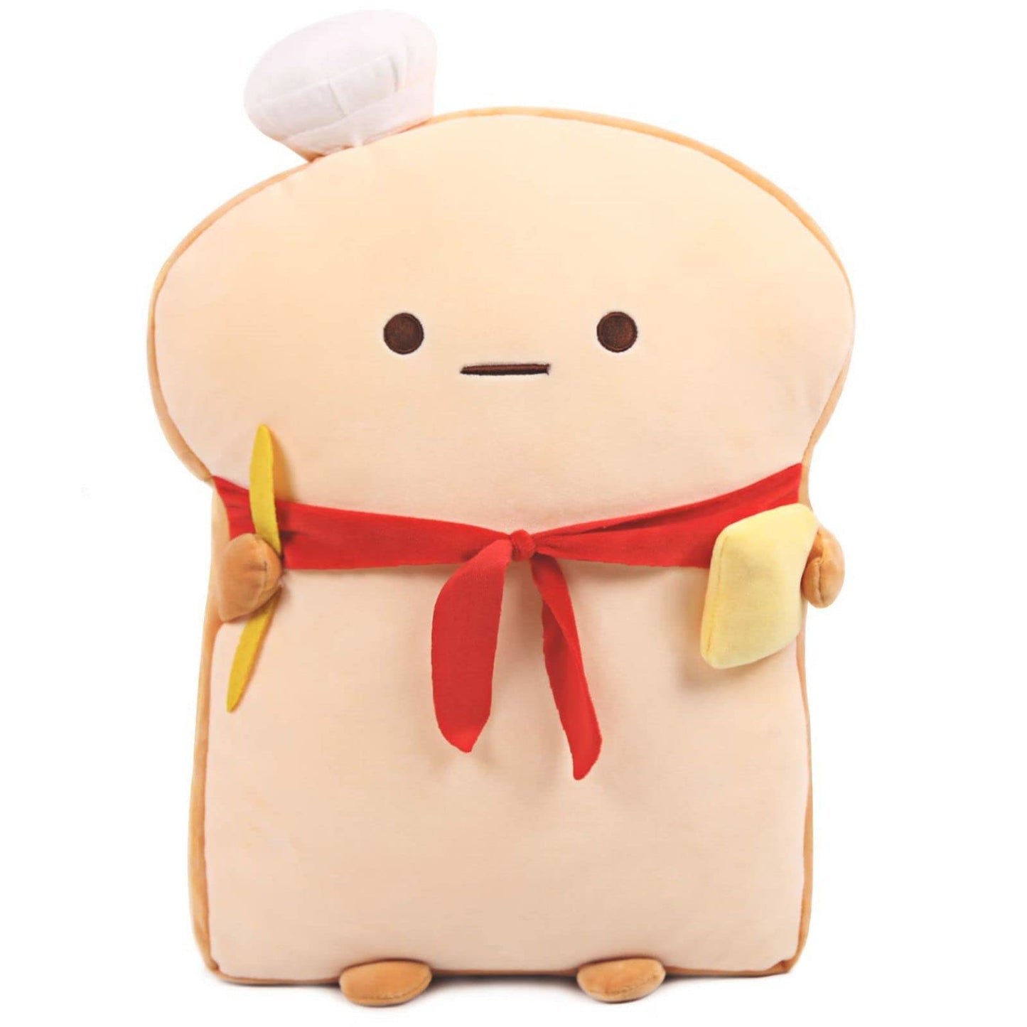 Toast Bread Pillow Funny Food Plush Toy Pillows Small Cute Stuffed Plush Sofa Pillow (Toast Bread,Golden) jlhbookstore.store