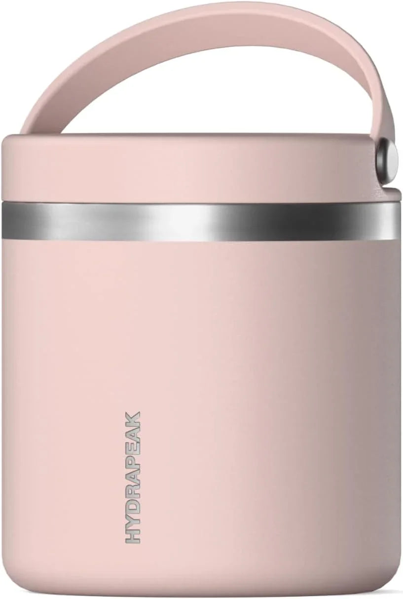 Hydrapeak 25oz Stainless Steel Vacuum Insulated Food Jar for Hot Food and Cold Food, Wide Mouth Leak-Proof Soup Jar for Adults, 10 Hours Hot and 16 Hours Cold (Seafoam) - Jlhbookstore.store