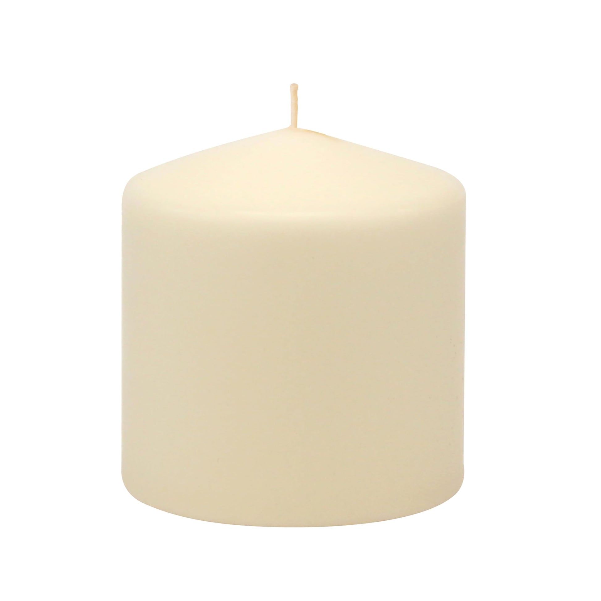 Stonebriar 6 Pack Tall 3 x 6 Inch 65 Hour Long Burning Unscented Ivory Wax Pillar Candles jlhbookstore.store