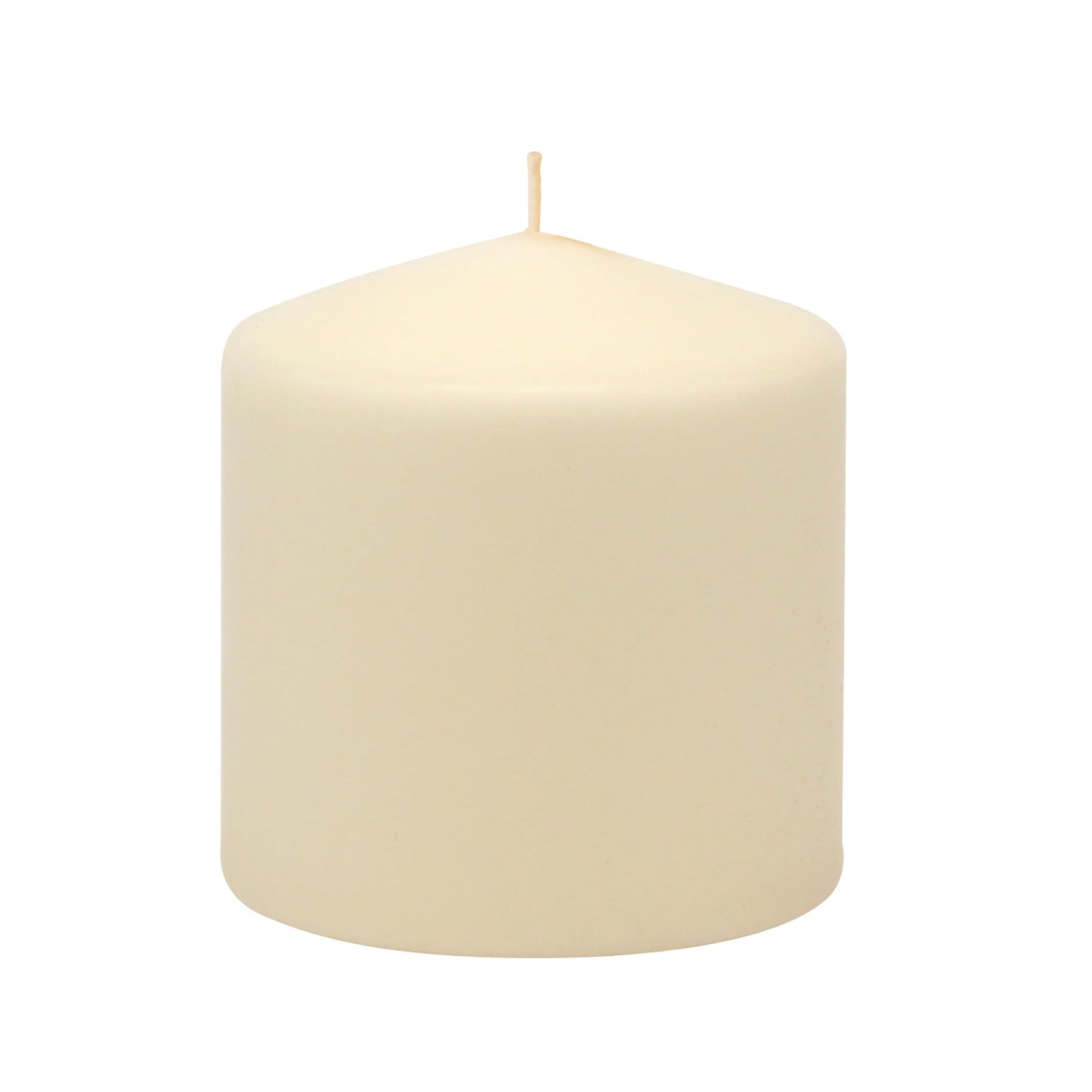 Stonebriar 6 Pack Tall 3 x 6 Inch 65 Hour Long Burning Unscented Ivory Wax Pillar Candles jlhbookstore.store